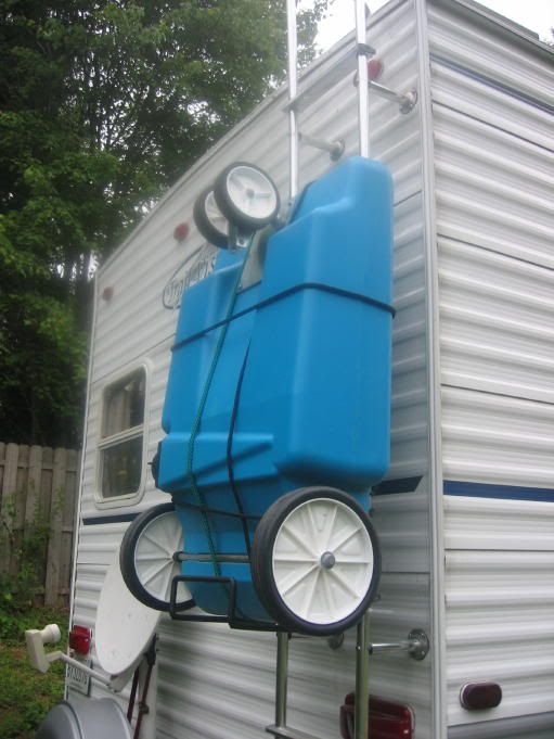 Open Roads Forum Where are you storing your portable waste tank??